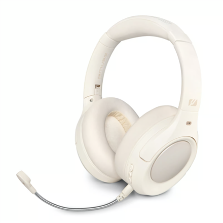 Muse Headphones M-295 ANCW Bluetooth Over-Ear Microphone White Noise canceling Wireless