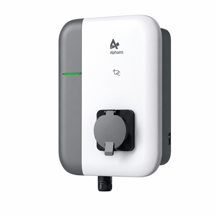 AlphaESS SMILE-G3-EVCT11 Three Phase EV Charger 11 kW No cable White/Grey