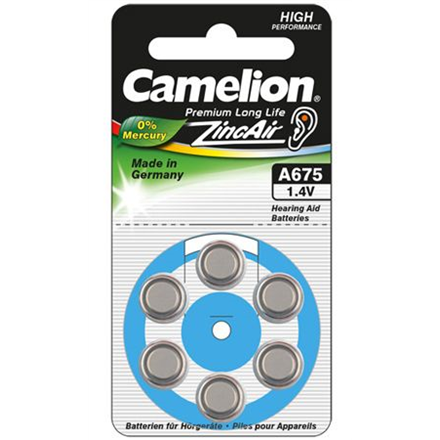 Camelion A675/DA675/ZL675 Zinc air cells 6 pc(s)