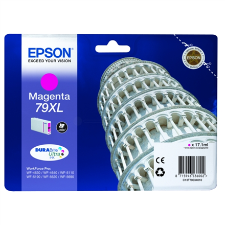 Epson 79XL C13T79034010 DURABrite Ultra rašalo kasetė, purpurinė