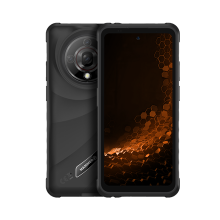 Hammer Iron 6 Black 6.56 " IPS 1612 x 720 pixels Mediatek Dimensity 6300 Internal RAM 6 GB 128 GB microSD Dual SIM 4G 5G Main camera resolution 64 MP Android 15 6050 mAh