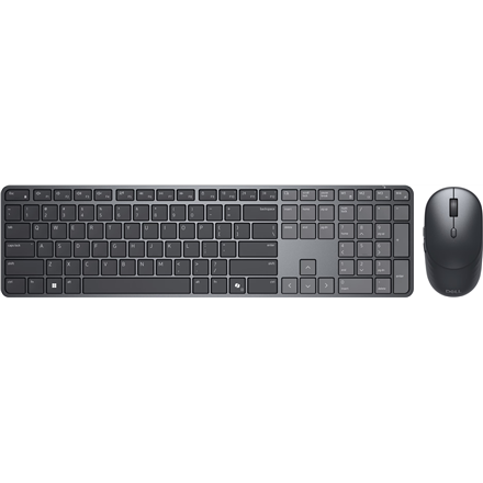 Dell Pro 7 Slim Keyboard and Mouse KM726 Keyboard and Mouse Set Wireless Mouse included Estonian Bluetooth Wireless connection Black