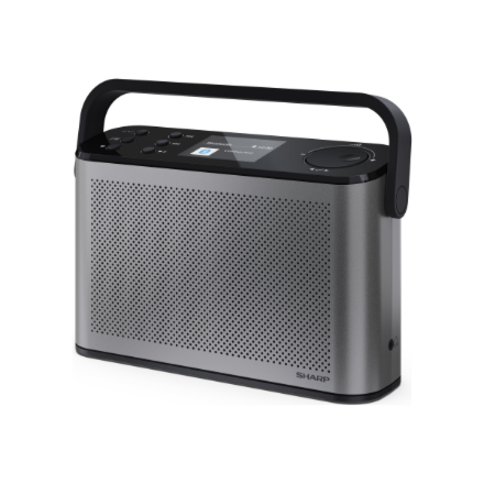 Sharp Osaka DR-P540(GY) – nešiojamasis stereofoninis FM/DAB/DAB+ skaitmeninis radijas su USB ir „Bluetooth“, pilkas