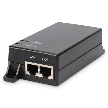 DIGITUS DN-95102-1 – Gigabit Ethernet PoE injektorius, 10/100/1000 Mbit/s, 1 × RJ45