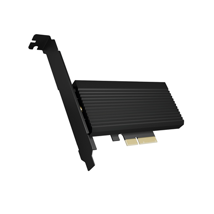 ICY BOX IB-PCI208-HS – PCIe x4 adapteris 1 HDD arba SSD, juodas
