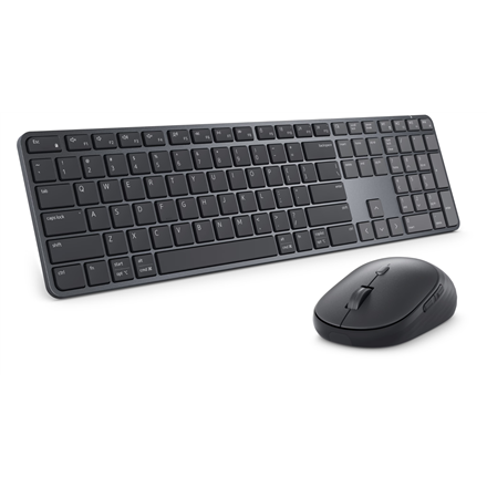 Dell Pro 7 Slim Keyboard and Mouse KM726 Keyboard and Mouse Set Wireless Mouse included Russian Bluetooth Black