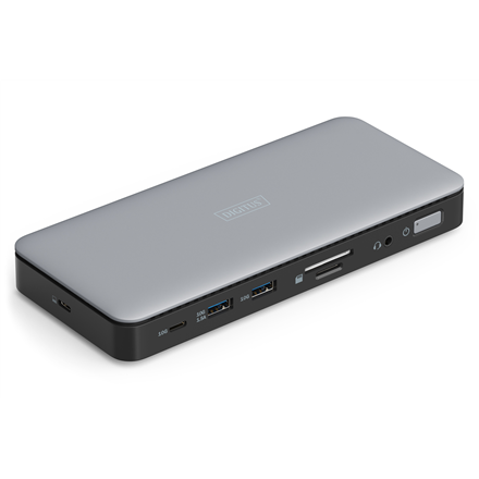 Digitus USB-C Docking Station, 11-port DA-70917 HDMI ports quantity 2 Ethernet LAN