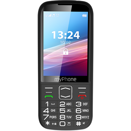 myPhone HALO 4 LTE Black 3.5 " TFT 128 MB 64 MB Dual SIM 3G Bluetooth Main camera resolution 2 MP 2500 mAh