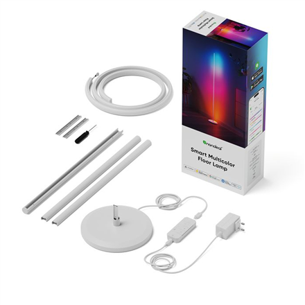 Nanoleaf Floor Lamp Smart Matter WiFi 1700Lm RGBW, White 22 W 16M+ colours