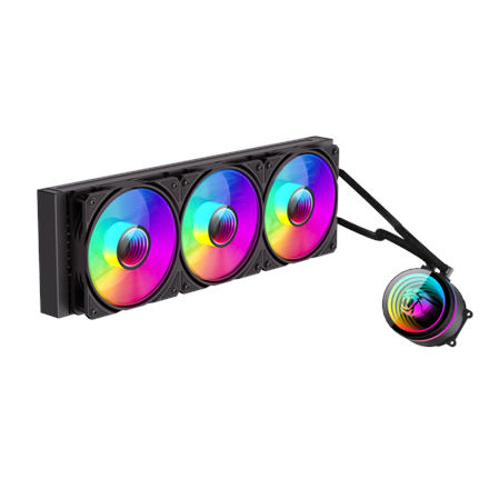 Gamemax CPU Liquid Cooler ICEBURG 360 INFINITY BK Black