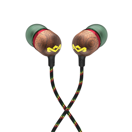 Marley laidinės ausinukai Smile Jamaica, įmontuotas mikrofonas, USB Type-C, Rasta