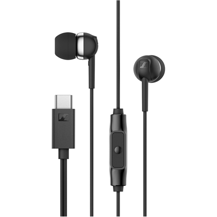 Sennheiser Ausinės CX 80U Laidinės Įstatomos į ausis Mikrofonas Juoda