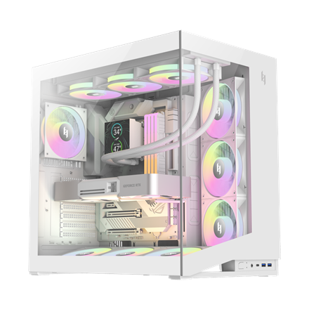 Gamemax Case NEX C56 WH ATX