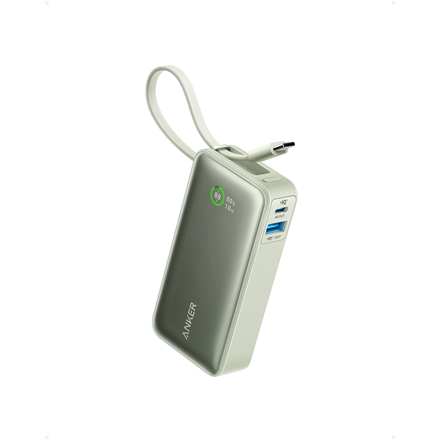 Anker 545 Nano A1259G61 – 10000 mAh išorinė baterija, žalia