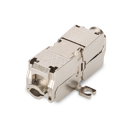 DIGITUS DN-93909 – visiškai ekranuota vietoje montuojama CAT 6A jungtis, 500 MHz, AWG 22–26, 26 × 35 × 80 mm