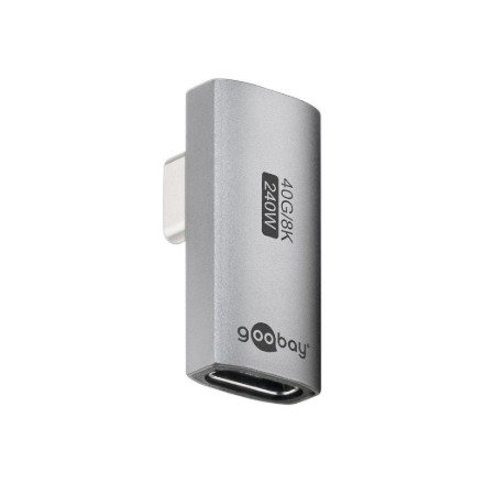 Goobay 74443 USB-C USB4 adapteris, vertikalus 90° kampas
