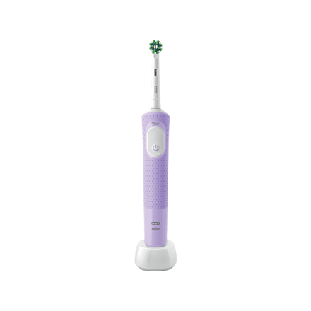 Oral-B D103 Vitality Pro – įkraunamas elektrinis dantų šepetėlis, 1 galvutė, 3 valymo režimai, alyvinės miglos spalvos