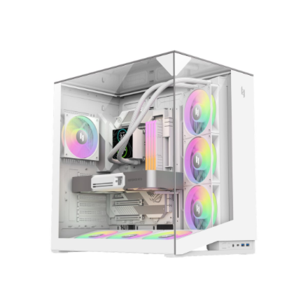 Gamemax Case NEX C56 VC WH ATX