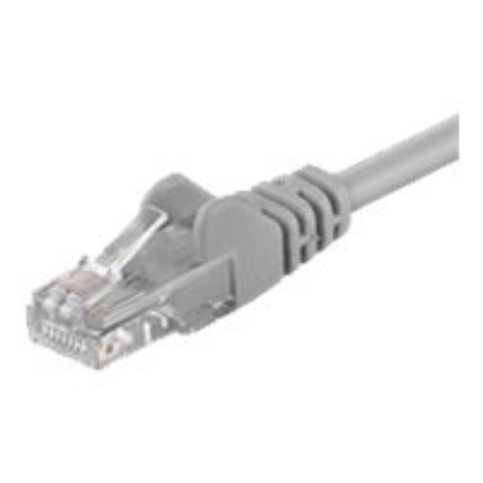 Goobay CAT 6 patch cable, U/UTP Grey RJ45 male (8P8C) RJ45 male (8P8C)