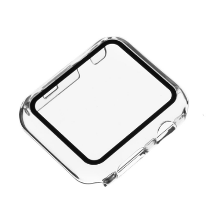 Fixed Apple Watch 45mm / Series 8 45mm Polycarbonate Clear Full frame coverage; Rounded edges; 100% transparent Screen protector Case