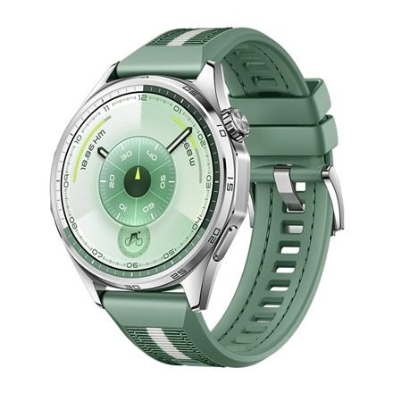 Huawei WATCH GT 6 46mm išmanusis laikrodis, GPS (satelitinis), AMOLED, 1.47 colio, atsparus vandeniui, žalias