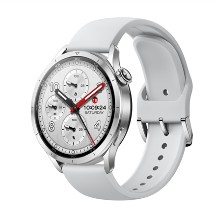 Xiaomi Watch S5 46mm BHR08ISGL – AMOLED išmanusis laikrodis, 1,48 col. ekranas, atsparus vandeniui, sidabrinis