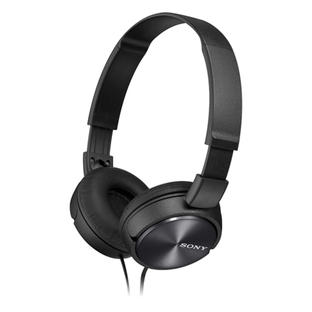 Sony MDR-ZX310AP – laidinės ant ausų dedamos ausinės su mikrofonu, juodos