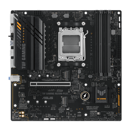 Asus TUF GAMING A620M-PLUS Processor family AMD Processor socket AM5 DDR5 DIMM Memory slots 4 Supported hard disk drive interfaces SATA, M.2 Number of SATA connectors 4 Chipset AMD A620 Micro-ATX