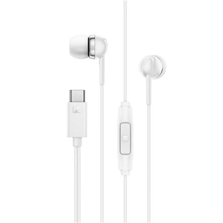 Sennheiser Ausinės CX 80U Laidinės Įstatomos į ausis Mikrofonas Balta