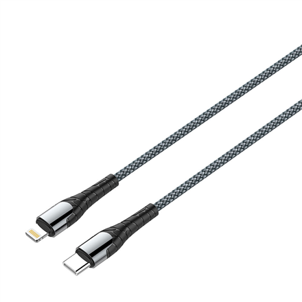 ColorWay Type-C–Apple Lightning laidas su PD greituoju įkrovimu, 3,0 A (30 W), 1 m, CW-CBPDCL033-GR