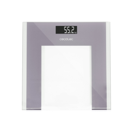 Cecotec Surface Precision Healthy – svarstyklės, iki 180 kg, pilkos spalvos / skaidrios