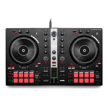 Hercules DJControl Inpulse 300 MK2 – USB DJ valdiklis su garsiakalbiais