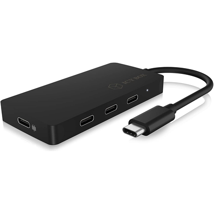 ICY BOX IB-HUB1429-CPD – 4 prievadų USB-C šakotuvas su „Power Delivery“ prievadu