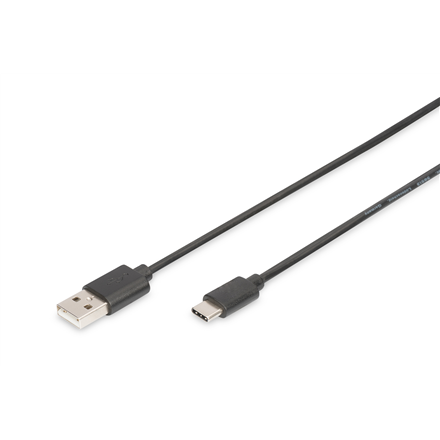 DIGITUS AK-300154-010-S – USB-A–USB-C jungiamasis kabelis