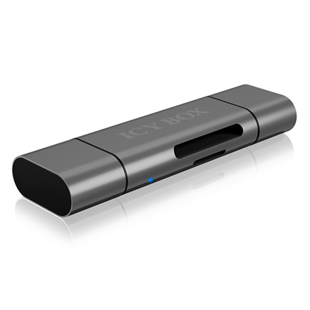 Raidsonic внешний картридер с многофункциональным USB-разъемом, внешний, Micro SDHC, Micro SDXC, microSD 3.0 UHS-I, SD, SDHC, SDXC, SD 2.0 UHS-I, MMC, внешний