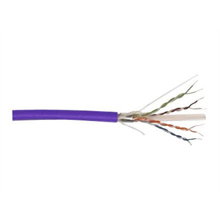 DIGITUS – CAT 6 F/UTP tinklo instaliacinis kabelis, violetinės spalvos