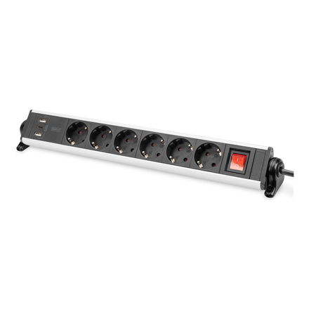 Digitus DA-70624 biuro elektros lizdų blokas