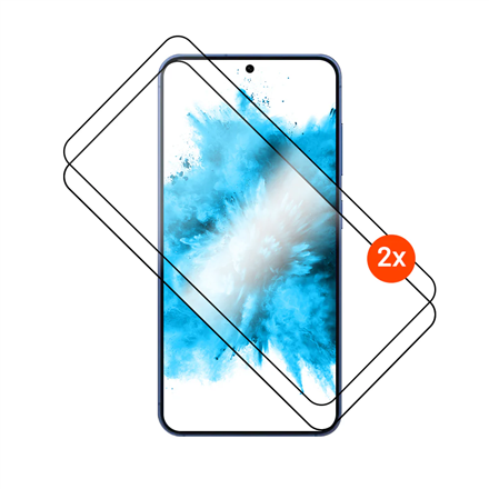 FIXED Full Cover FIXGFADA-1704-BK – grūdinto stiklo ekrano apsauga – Samsung Galaxy S26, visą ekraną dengianti 2.5D, juodas