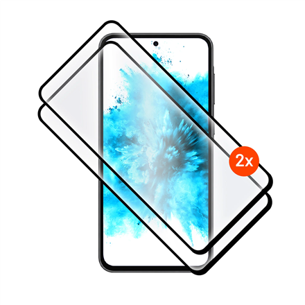 FIXED Full Cover FIXGFADA-1701-BK – grūdinto stiklo ekrano apsauga – Samsung Galaxy A27 5G, visą ekraną dengianti 2.5D, juodas