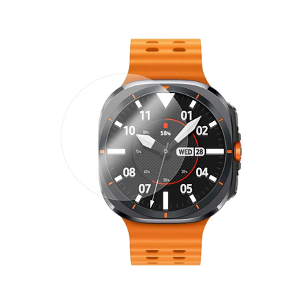 Fixed защитное закаленное стекло для умных часов Samsung Galaxy Watch Ultra, 2 шт., прозрачное
