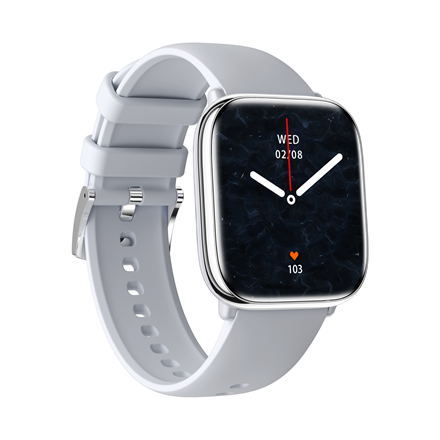 myPhone Watch Pastel Smart watch AMOLED 1.75" Waterproof Silver Grey