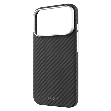 FIXED MagVelar FIXVM-1602-BK – MagVelar nugarėlės dėklas – Apple iPhone 17 Pro, aramido pluoštas, juodas, palaiko MagSafe