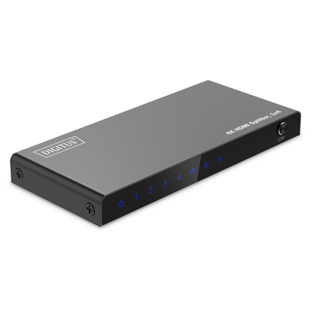 Digitus 4K HDMI skirstytuvas, 1x4 DS-55337, juodas