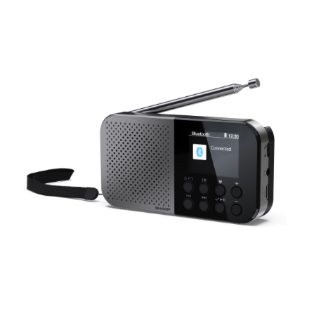 Sharp Osaka DR-P520(GY) kišeninis skaitmeninis radijas su Bluetooth