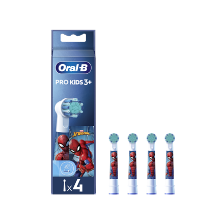 Oral-B EB10 Spider-Man – сменные насадки, для детей, 4 шт.