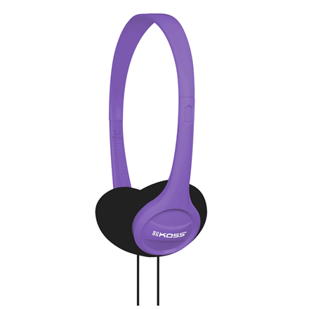 Koss KPH7v – laidinės ant ausų dedamos ausinės, violetinės