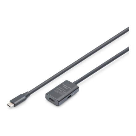 DIGITUS DA-73112 – aktyvusis USB 3.2 Gen 2 ilginamasis kabelis, 10 Gbit/s, USB-C–USB-C