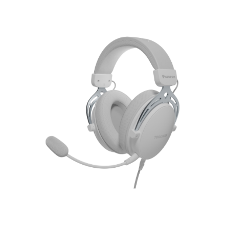 Genesis Gaming Headset Toron 531 White Wired Over-Ear Microphone