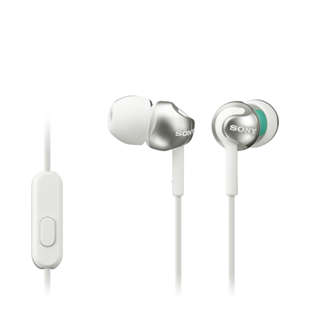 Sony EX Series MDR-EX110AP į ausis įstatomos ausinės, baltos