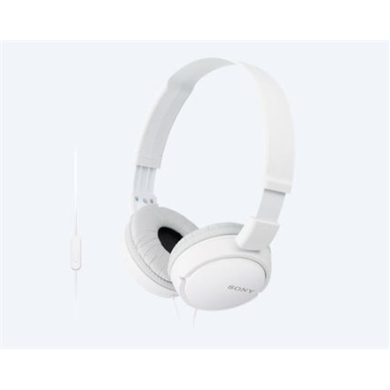 Sony MDR-ZX110APW.CE7 laidinės ant ausų dedamos ausinės su mikrofonu, baltos